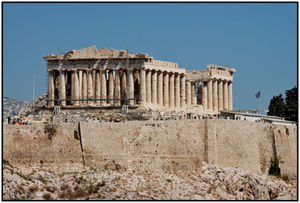Parthenon from Filopappou Hill