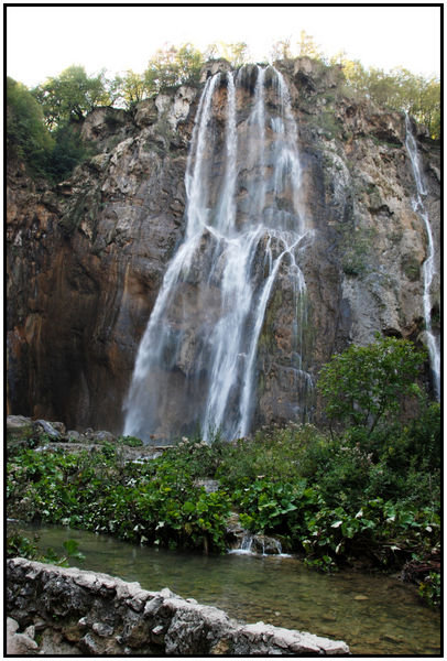 Plitvice Park Waterfall