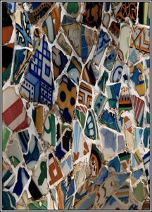 Gaudi Mosaic Closeup 