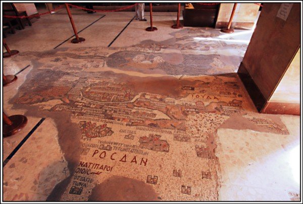 Mosaic Map of the Holy Land