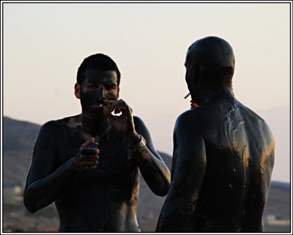 Crazy Dead Sea Mud People