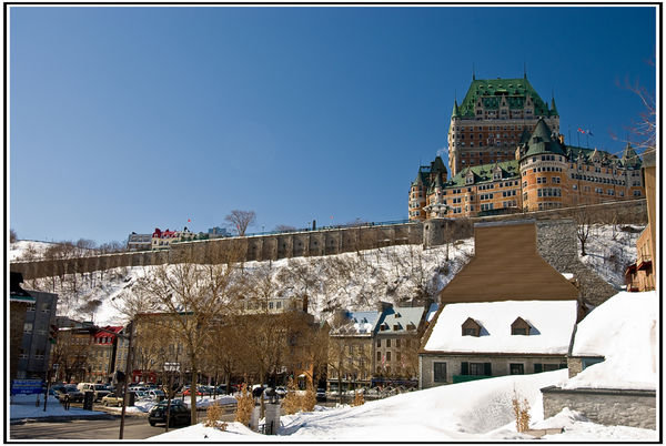 Le Chateau Frontenac over Old Town