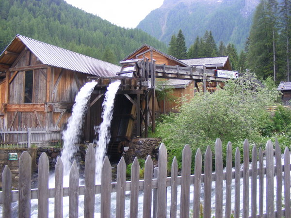 Water Wheel in the Alps