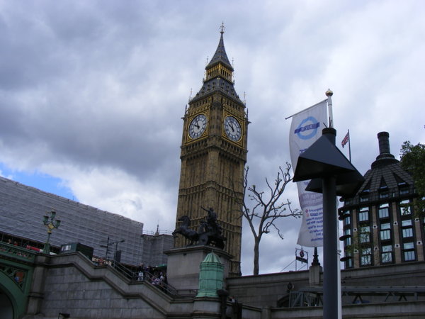 Big Ben Looking from the Thames