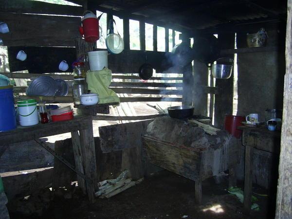 a kitchen in El Ayote