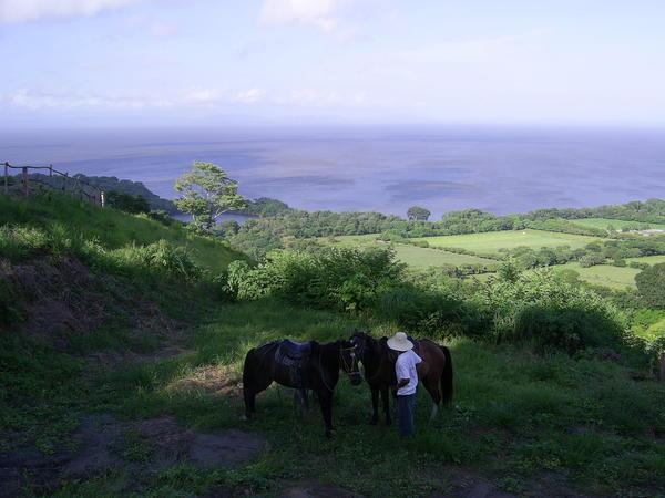 Horseback riding on Ometepe