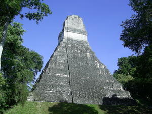 Famous Temple ruins in Tikkal, Guatemala