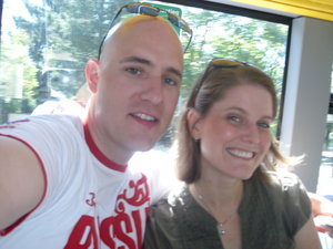 Berlin bus with Rachel