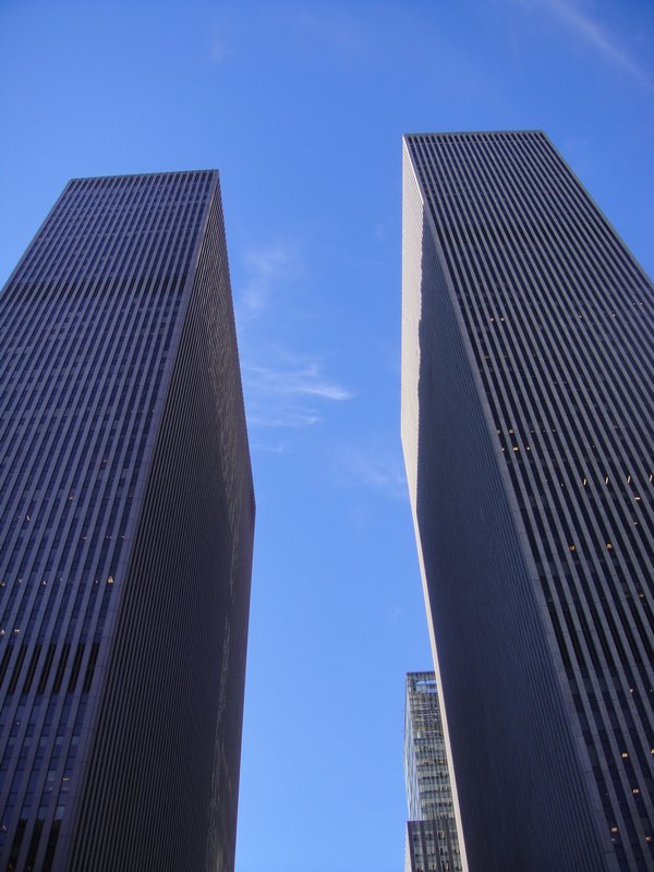 Huge skyscrapers