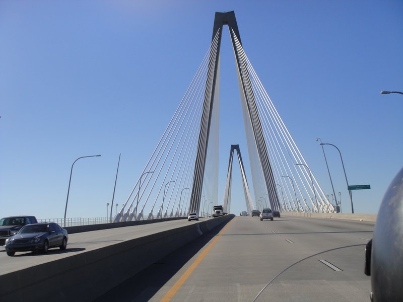 Bridge going into Charleston