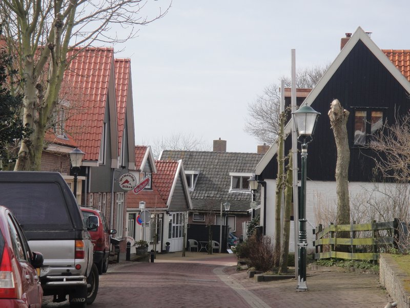 A typical street in small town Holland