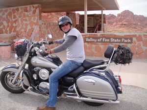 Riding through the Valley of Fire