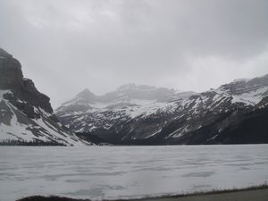 Frozen Lake up in the Pass