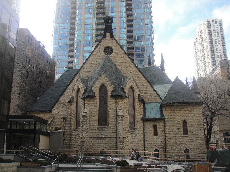 The church that didn't burn in the great Chicago fire