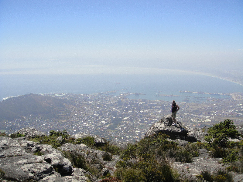 The city of Cape Town from Table Mountain