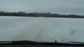 Driving over a frozen river