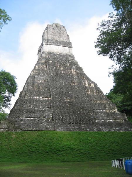 Back of the Jaguar Temple in Tikal