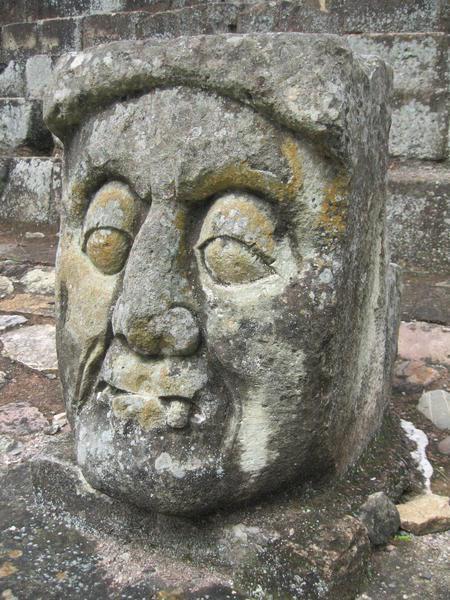 Stone Head at Copan