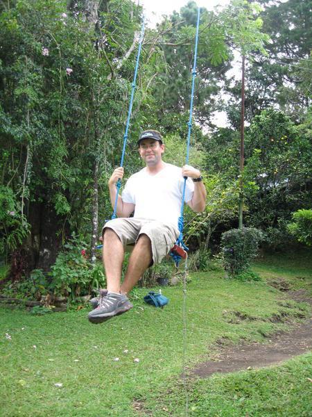 Joe on a Swing in El Explorador