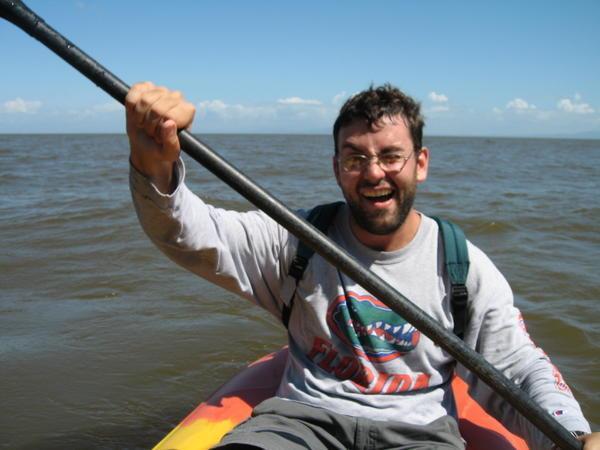 Joe Kayaking in Lago de Nicaragua