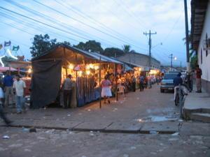 Vendor Stalls at Gracias' Town Fair