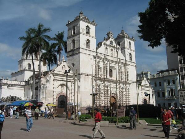 Cathedral in the Center of Tegucigalpa