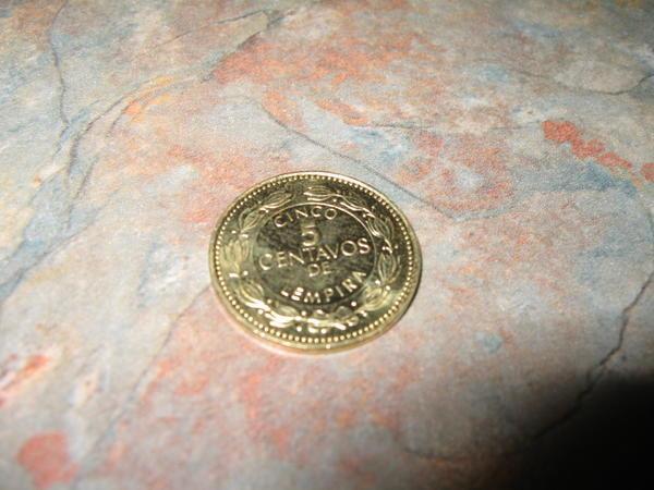 5 Centavos (a fraction of a penny)