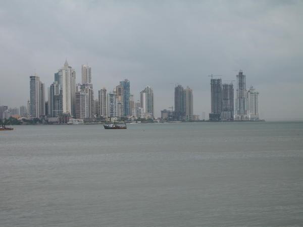 View of Downtown Panama City from Casco Antiguo