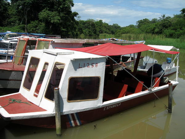 The Boat from Puerto Limon to Tortuguero