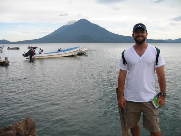 Joe on the Shores of Lago de Atitlan
