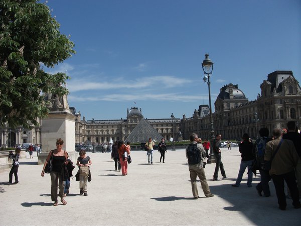 Looking Back to the Louvre