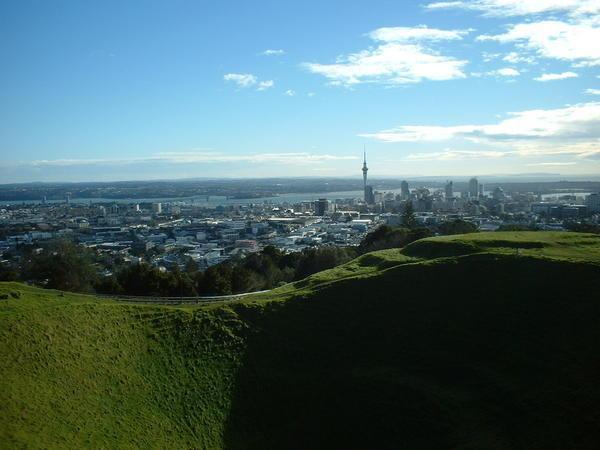 A view from the top of Auckland