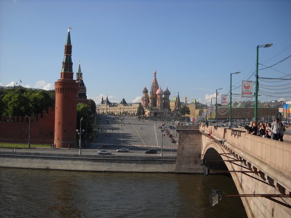 Red Square from bridge