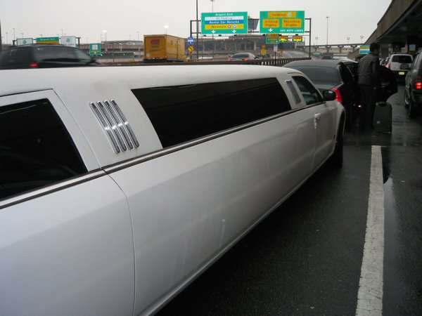 How to get from Newark airport to Manhattan? In a limo of course...!