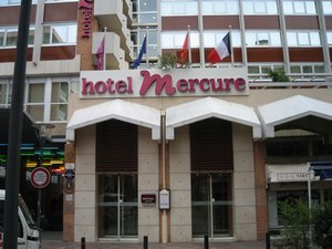 Hotellet hvor vi boede i Toulouse