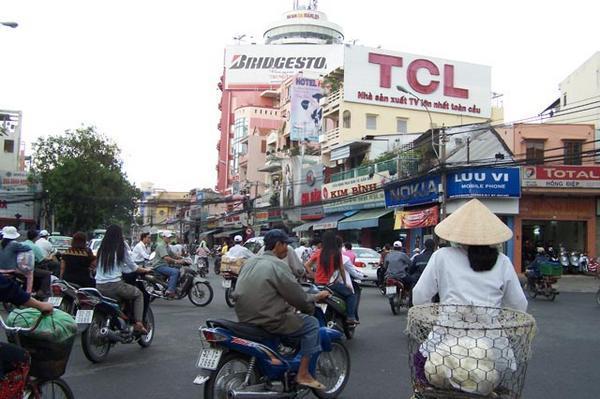 Saigon street traffic