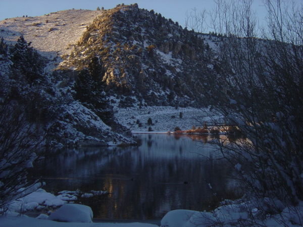 june lake in the sierras