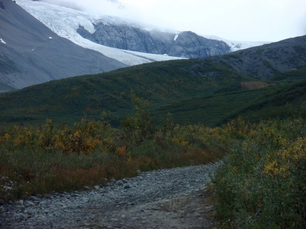 road to the gulkana glacier
