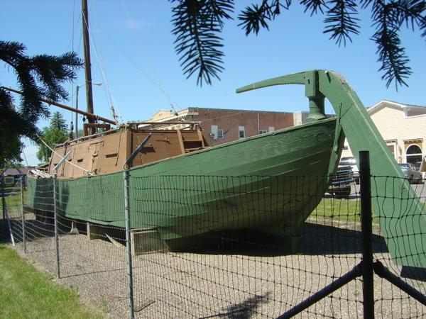 the mandan keel boat, ft benton, mt