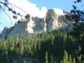 view of some limestone towers from our lost creek camp