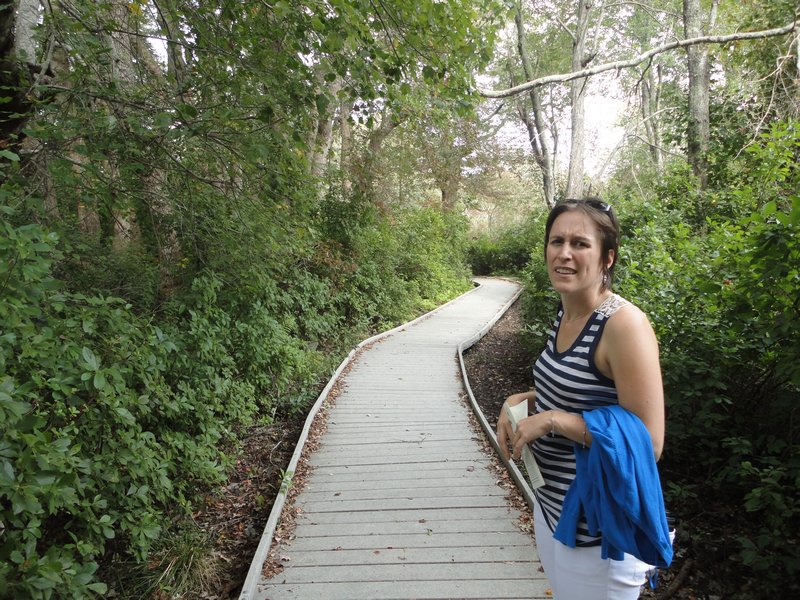Me at the Red Maple Trail, Cape Cod, Sept 24 2010