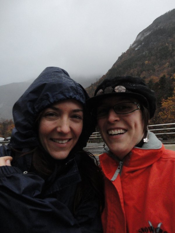 New Hampshire, White Mountains, Flume & Silver Cascades, Sylvie & Me, Oct15 2010 (3)