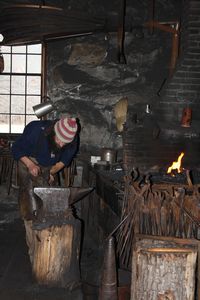 Blacksmith Shop, Old Sturbridge Village, Thanksgiving Day, Nov25 2010 (41)