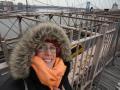 NYC, Me on the Brooklyn Bridge, Dec16 2010 (2)