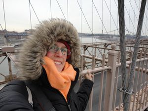 NYC, Me on the Brooklyn Bridge, Dec16 2010 (1)