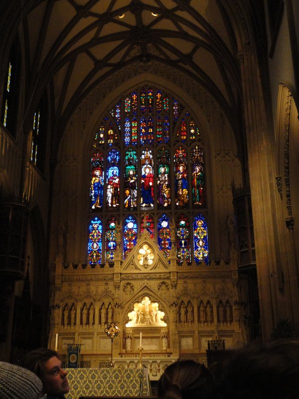 NYC, Interior of Trinity Church, Dec17 2010