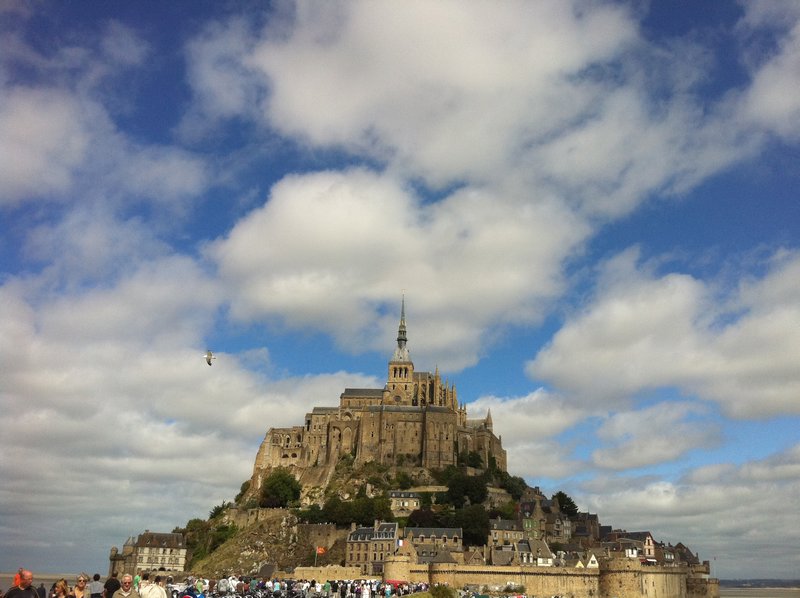 Mont St. Michel- impressive from the outside