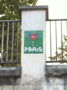 Paris Alien Sign