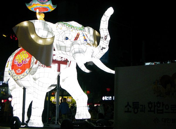 Moving Elephant Lantern