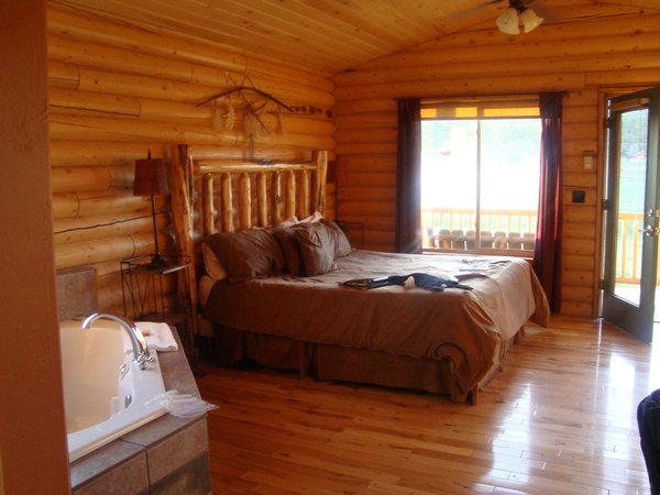 Inside our lodge